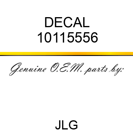 DECAL 10115556