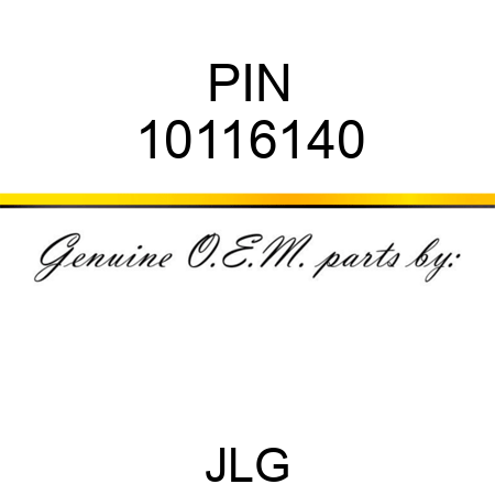 PIN 10116140