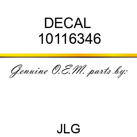 DECAL  10116346
