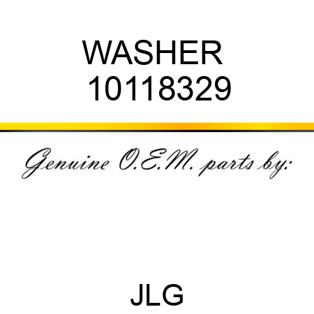 WASHER  10118329