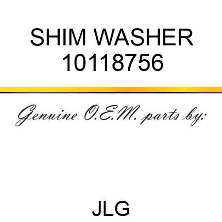 SHIM WASHER 10118756