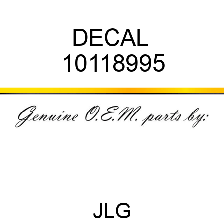 DECAL  10118995
