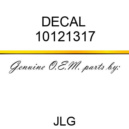 DECAL  10121317
