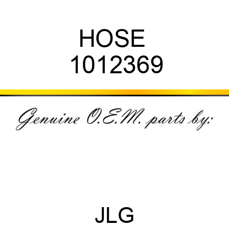 HOSE  1012369