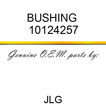 BUSHING  10124257