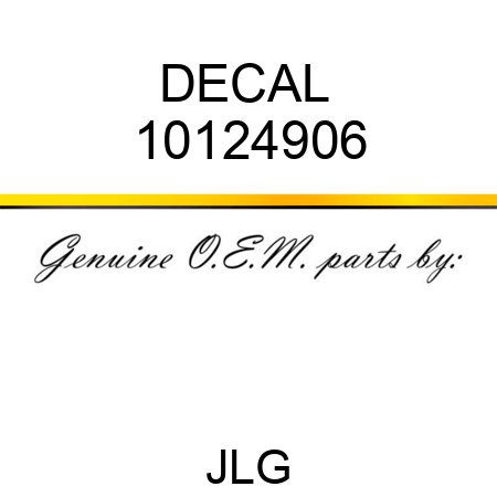DECAL  10124906