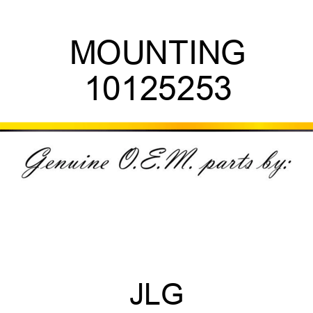 MOUNTING 10125253