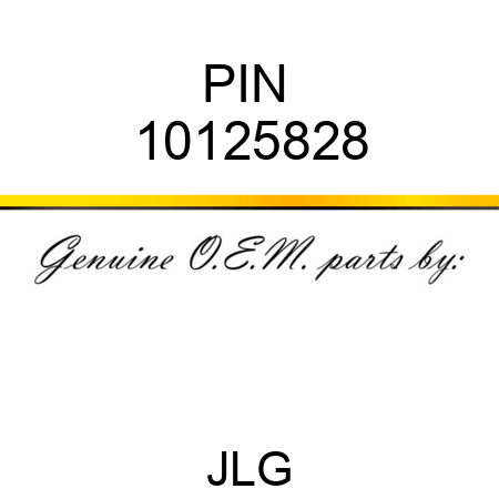PIN  10125828