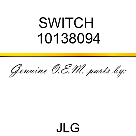 SWITCH  10138094