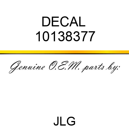 DECAL  10138377
