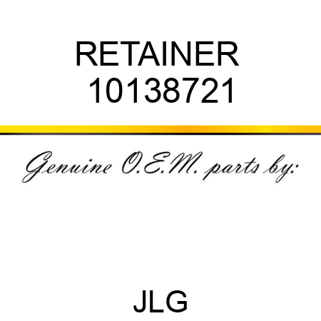 RETAINER  10138721