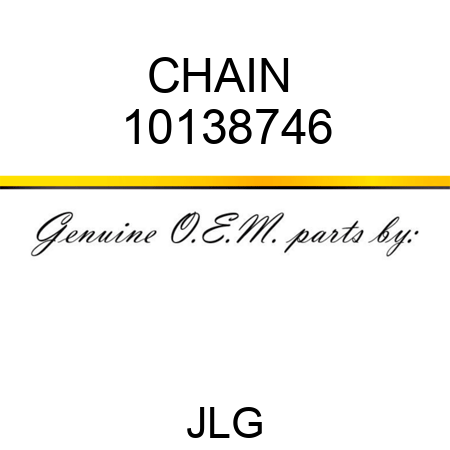 CHAIN  10138746