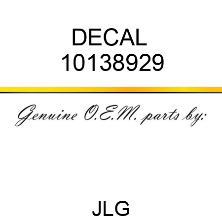 DECAL  10138929