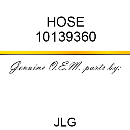 HOSE 10139360