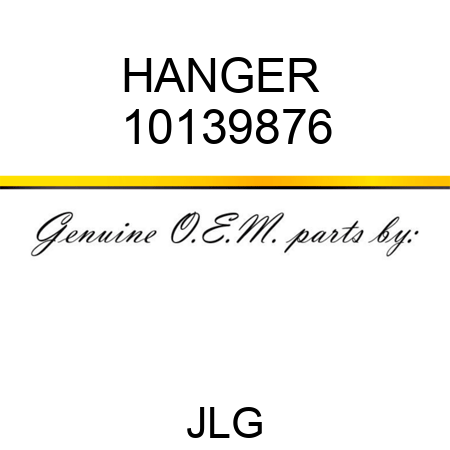HANGER  10139876