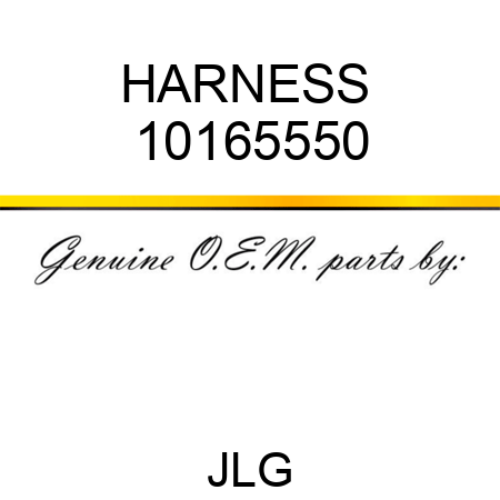 HARNESS  10165550