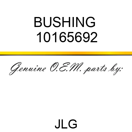 BUSHING  10165692
