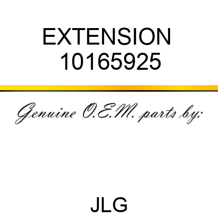 EXTENSION  10165925