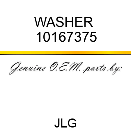 WASHER  10167375