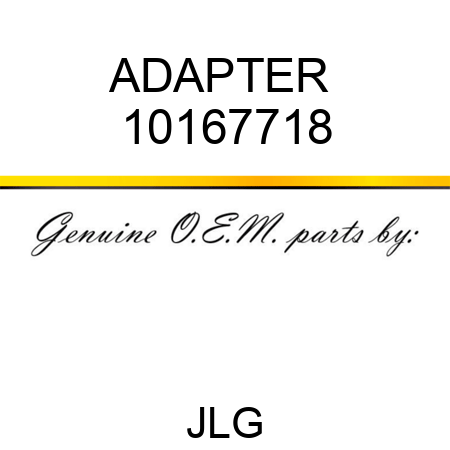 ADAPTER  10167718