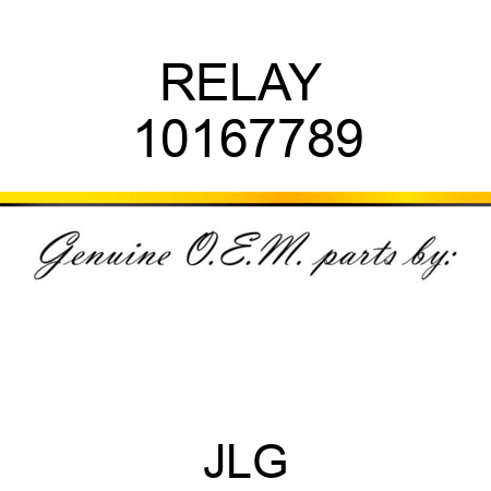 RELAY  10167789