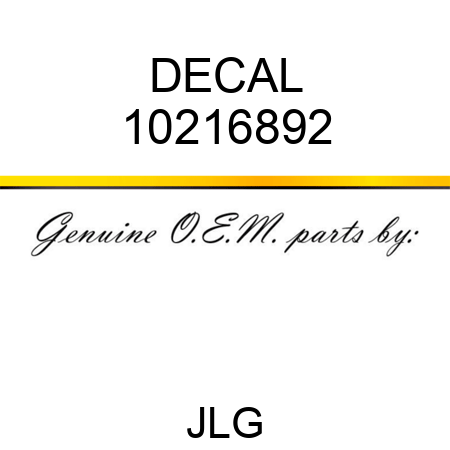 DECAL 10216892