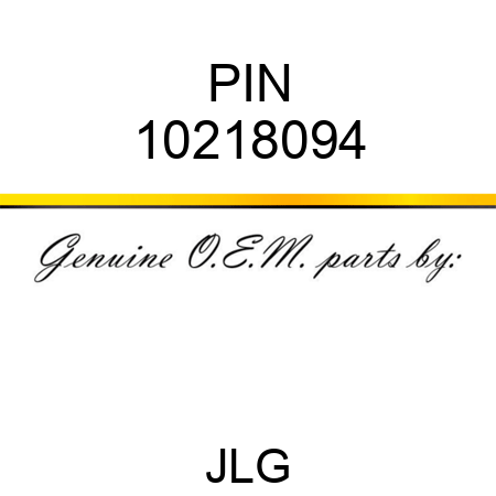 PIN 10218094