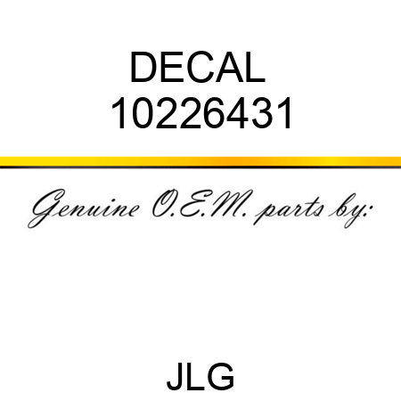 DECAL  10226431
