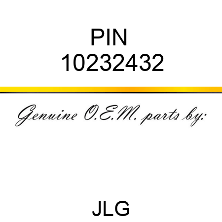 PIN  10232432