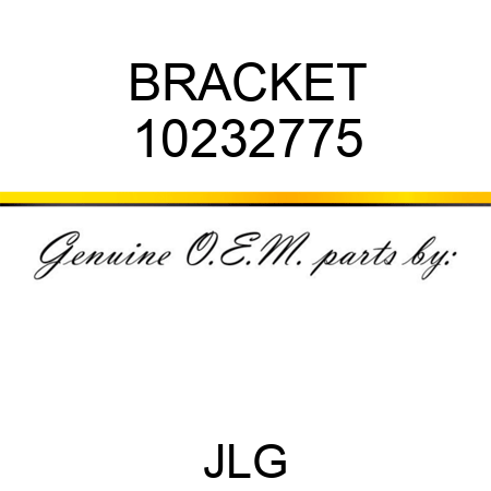 BRACKET 10232775