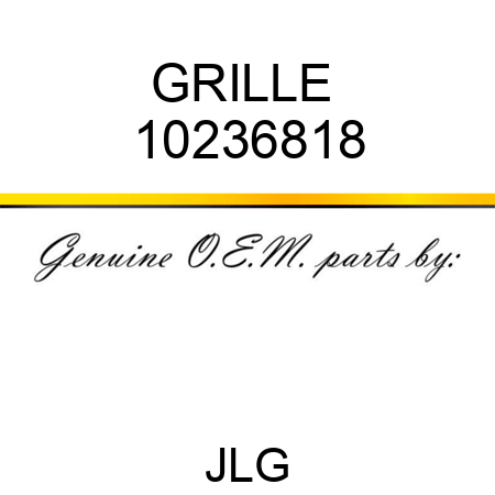 GRILLE  10236818