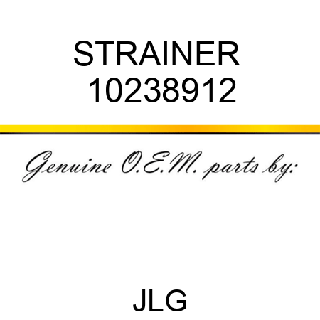 STRAINER  10238912