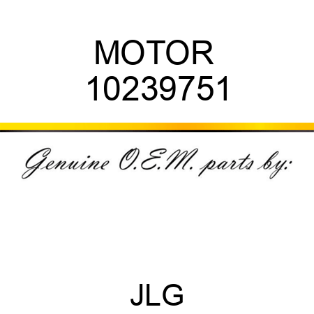 MOTOR  10239751