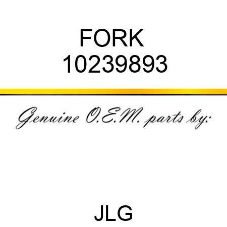 FORK  10239893