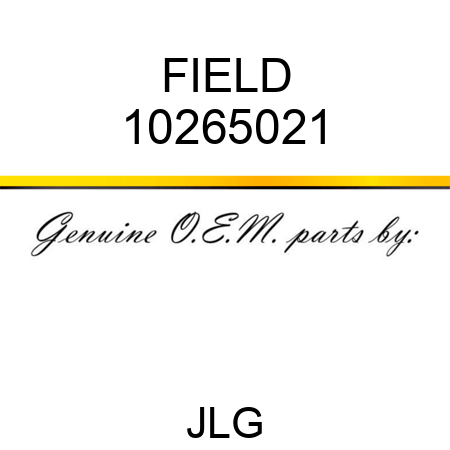 FIELD 10265021