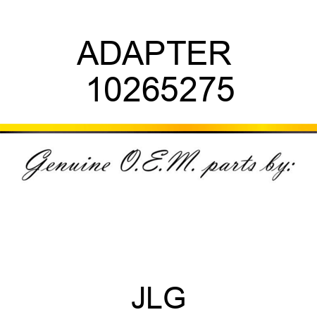 ADAPTER  10265275