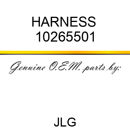 HARNESS  10265501