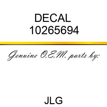DECAL  10265694