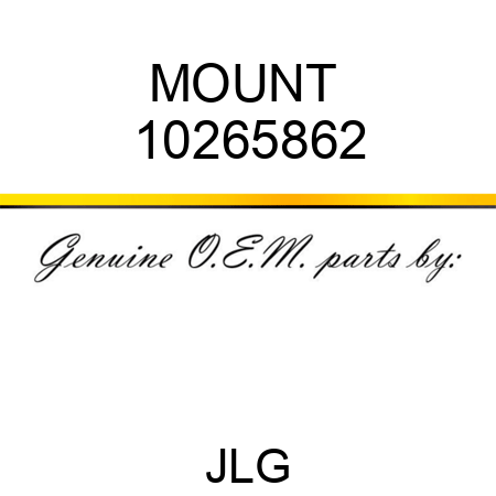 MOUNT  10265862