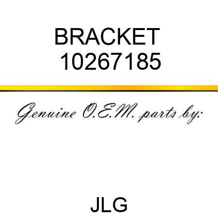 BRACKET  10267185