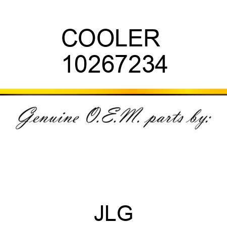 COOLER  10267234