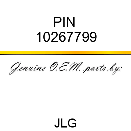 PIN  10267799