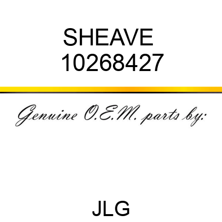 SHEAVE  10268427