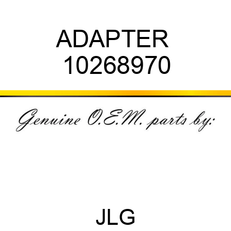 ADAPTER  10268970