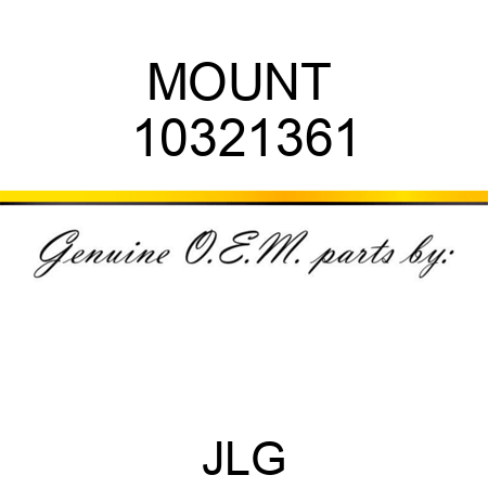 MOUNT  10321361