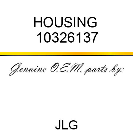 HOUSING  10326137