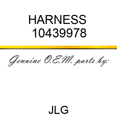 HARNESS  10439978