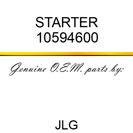 STARTER 10594600
