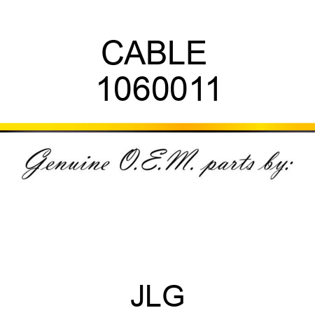 CABLE  1060011