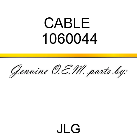 CABLE  1060044